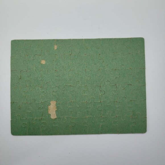 Pocket Puzzle Cop Police Highway Patrol Car 54 Pieces 5 x 7 Small Tiny Vintage - Picture 7 of 10